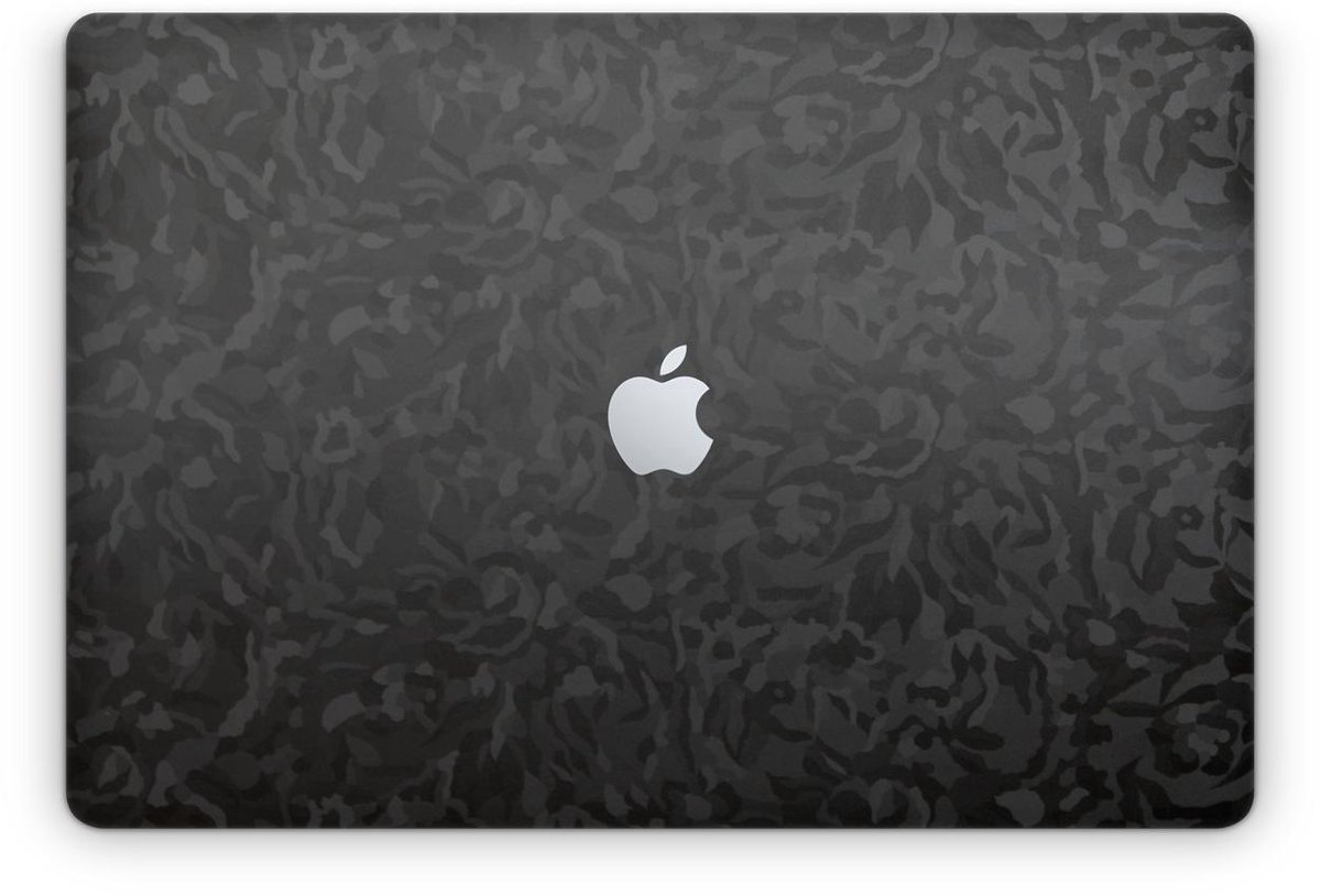 Macbook Pro 16’’ Zwarte Camouflage Skin [2019-2020] - 3M Wrap